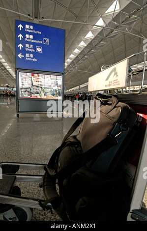 L'aéroport Chek Lap Kok Hong Kong Banque D'Images