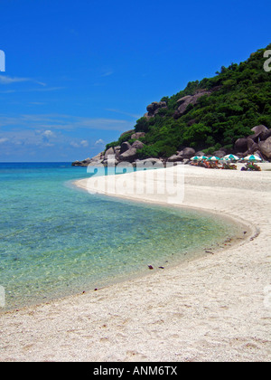 Plage sur Koh Nang Yuan près de Koh Tao Thaïlande JPH0029 Banque D'Images