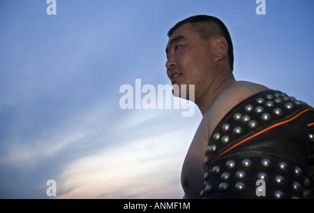 Festival des jeux olympiques de Nadam Mongolie Région autonome de Mongolie intérieure dans le nord-est de la Chine Banque D'Images