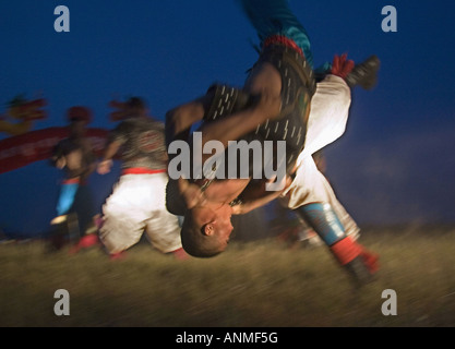 Festival des jeux olympiques de Nadam Mongolie Région autonome de Mongolie intérieure dans le nord-est de la Chine Banque D'Images