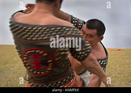 Festival des jeux olympiques de Nadam Mongolie Région autonome de Mongolie intérieure dans le nord-est de la Chine Banque D'Images