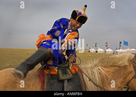 Festival des jeux olympiques de Nadam Mongolie Région autonome de Mongolie intérieure dans le nord-est de la Chine Banque D'Images