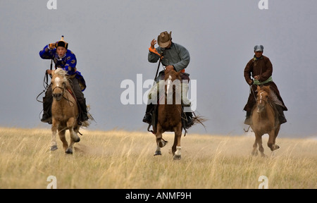 Festival des jeux olympiques de Nadam Mongolie Région autonome de Mongolie intérieure dans le nord-est de la Chine Banque D'Images