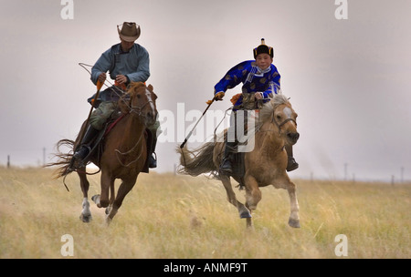 Festival des jeux olympiques de Nadam Mongolie Région autonome de Mongolie intérieure dans le nord-est de la Chine Banque D'Images