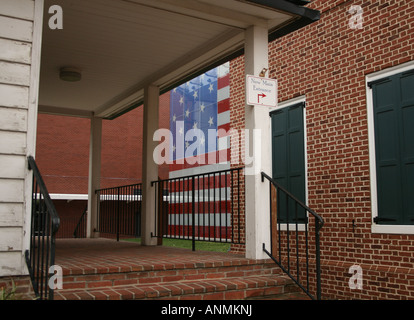 La maison du pavillon et Star-Spangled Banner Museum Baltimore Novembre 2007 Banque D'Images