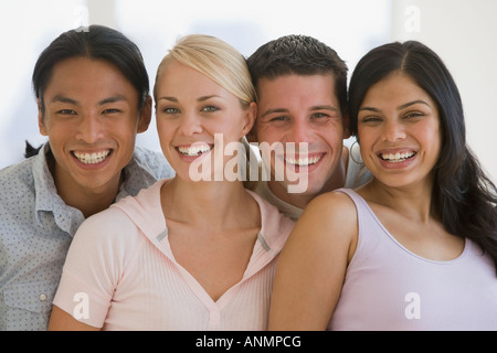 Portrait de multi-ethnic friends Banque D'Images