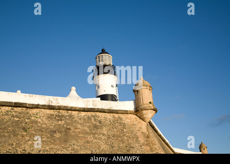 Bahia Brésil~Pharol Da Barra Phare~Carte Postale Des Années