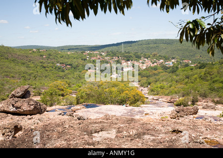 Lencois, Parque Nacional da Chapada Diamantina, Bahia, Brésil Banque D'Images