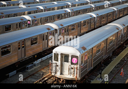 New York City subway Banque D'Images