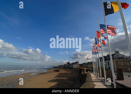 Centre Juno Beach à Courseulles-sur-Mer, Normandie D-Day invasion site, France Banque D'Images