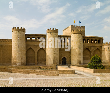 Aljaferia Palace, Zaragoza, Espagne Banque D'Images