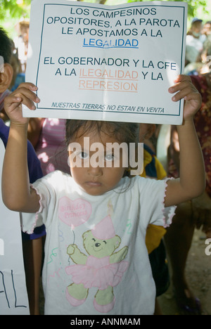 Un haut niveau de la mission d'Amnesty International dirigé par la secrétaire générale Irene Khan visite l'État mexicain de Guerrero. Banque D'Images