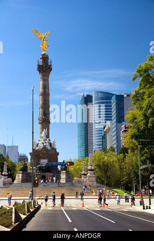 El Angel de la Independencia à Mexico, Mexique Banque D'Images