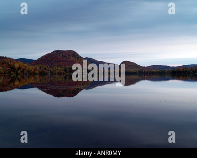 Lac Superieur,Tremblant Quebec Canada Banque D'Images