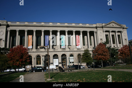 Vue extérieure du Franklin Institute Science Museum de Philadelphie, en Pennsylvanie Novembre 2007 Banque D'Images