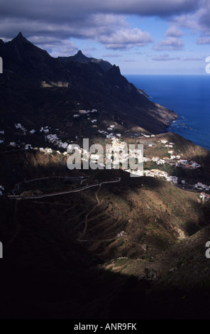 L'ÎLE DE TENERIFE Taganana Canaries Espagne Banque D'Images