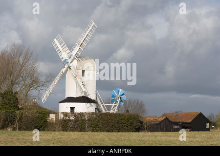 Saxstead Green poster mio Suffolk, Angleterre, Royaume-Uni. Banque D'Images