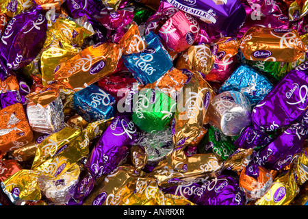 Les Chocolats Cadbury Roses Banque D'Images