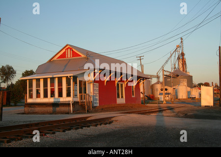 Baltimore and Ohio Rail Road Station de fret Wooster Ohio Banque D'Images