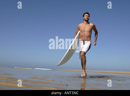 GARY GREEN WIND SURF À HOSSEGOR FRANCE Banque D'Images