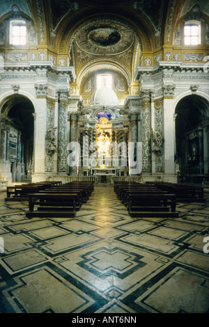 Italie Venise intérieur de l'église I Gesuiti Cannaregio Banque D'Images