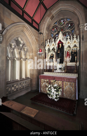Abbaye de St Michael and All Angels Angleterre Hereford Belmont. La chapelle saint Benoît Banque D'Images