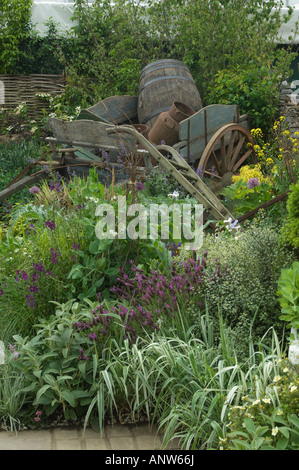 Chelsea Flower show 2007 l'aménagement paysager Jardin Relations Brett Banque D'Images