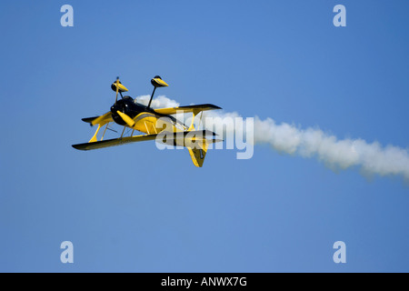 Pitts Python effectuant à Sola Airshow, Norvège Banque D'Images