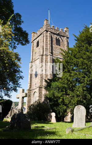 St Michel Archange église à Chagford, l'ouest du Devon, England, UK Banque D'Images