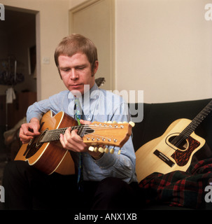 LONG JOHN BALDRY chanteur britannique de Rock and Blues à propos de 1966 photo : Tony Gale Banque D'Images