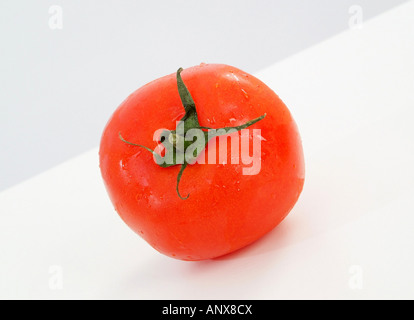 Jardin la tomate (Solanum lycopersicum, Lycopersicon esculentum), tomate Banque D'Images