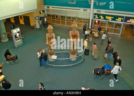 Zone publique de la côte ouest de l'Aéroport International de Vancouver British Columbia Canada BC Banque D'Images