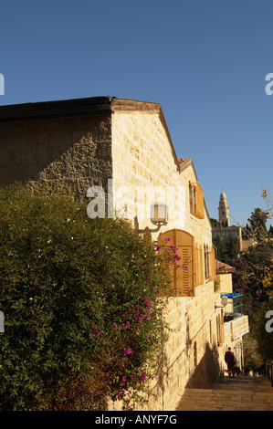 Belle Michkenot Sha ananim neighburhood neighburhood est la première en dehors des murs de la vieille ville Banque D'Images