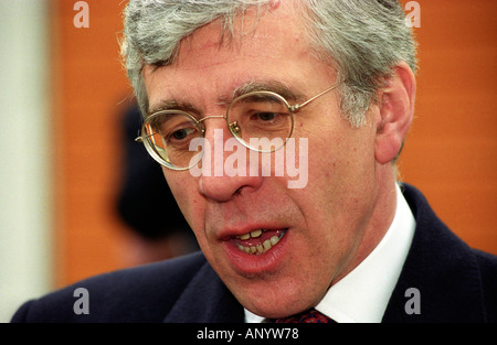 Jack Straw MP du travail et ancien ministre des Affaires étrangères, Londres, Royaume-Uni. Banque D'Images