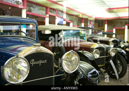 FRANCE, Jura, Doubs, MONTBELIARD/SOCHAUX : Musée Peugeot par Peugeot, principale usine de voitures Peugeot des années 30 Banque D'Images