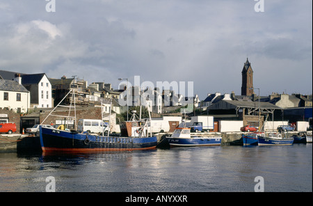 Port de Peel. Île de MAN. L'Angleterre. UK Banque D'Images