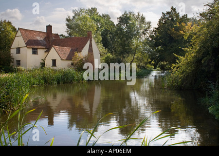 Willy Lotts Cottage, Moulin de Flatford, Suffolk Banque D'Images