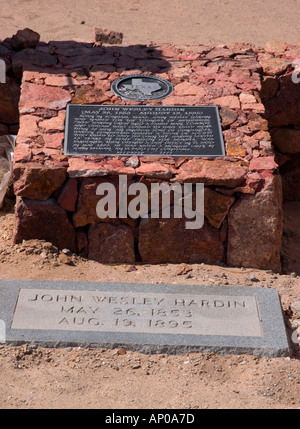 John Wesley Hardin grave El Paso Texas USA Banque D'Images