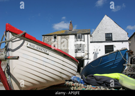 Tintagel Cornwall Harbour Front Banque D'Images