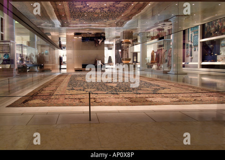 Hilali carpet 1540 British Museum Londres Iran Perse iranien asiatique asie persans magic fait main tapis en soie tissage subtil fi Banque D'Images