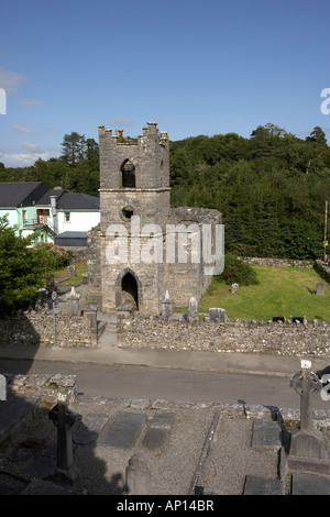 Vieille église en ruine Cong (Comté de Mayo) République d'Irlande Banque D'Images