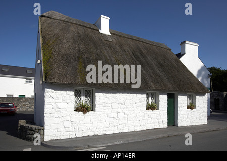 L'homme tranquille cottage du patrimoine du comté de Mayo Irlande Cong Banque D'Images