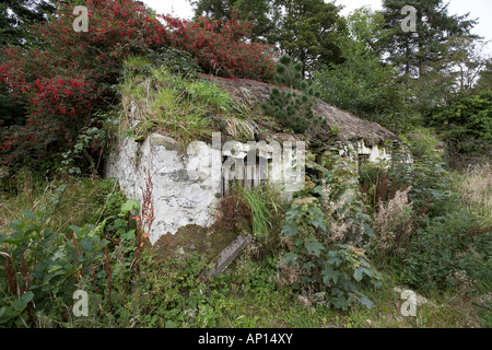 Chaumière en ruine abandonnée près de Donegal Irlande Killybegs Banque D'Images