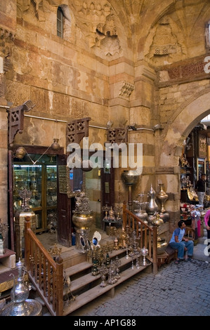 Shop Midan Hussein Khan al Khalili Le Caire Egypte Afrique du Nord Moyen-orient DSC 3923 Banque D'Images