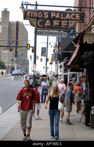 Après-midi sur Beale Street Memphis USA Banque D'Images