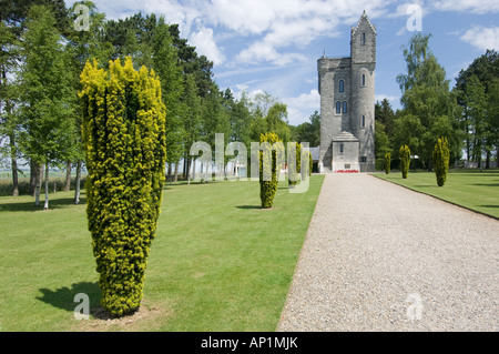 La tour d'Ulster WW1 à Thiepval memorial sur la Somme, France Banque D'Images