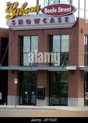 La Gibson Beale Street Showcase magasin d'usine et le salon Memphis Tennessee USA Banque D'Images