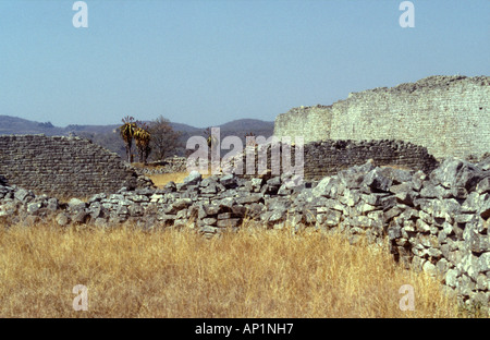 Ruines du Grand Zimbabwe Zimbabwe Banque D'Images