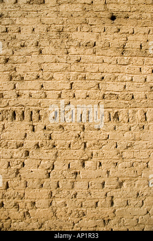 Mur de brique de boue Haute Egypte Moyen-orient DSC 4252 Banque D'Images