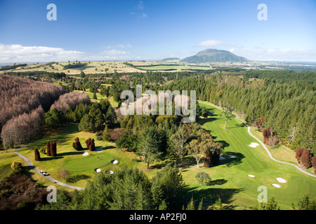 Golf International de Wairakei Taupo près de Île du Nord Nouvelle-zélande aerial Banque D'Images